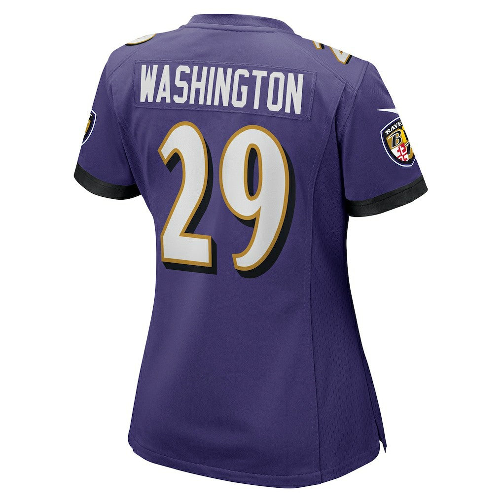 Ar'Darius Washington Baltimore Ravens Women's Player Game Jersey - Purple | Nike discount