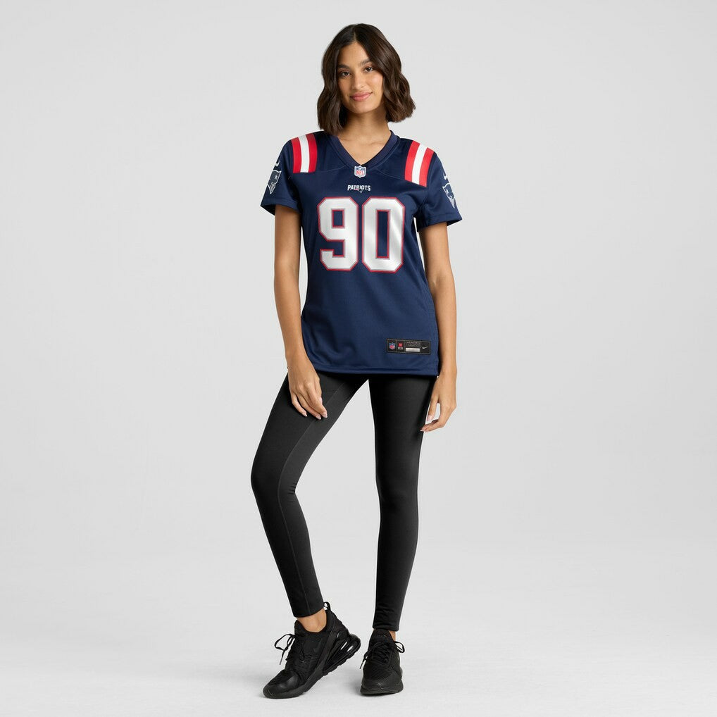 Christian Barmore New England Patriots Women's Game Jersey - Navy | Nike sale