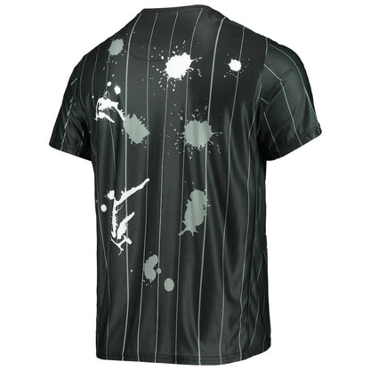 Brooklyn Nets FISLL Striped Splatter T-Shirt - Black sale