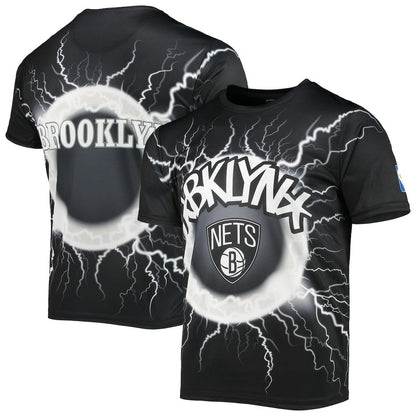 Brooklyn Nets FISLL Tornado Bolt T-Shirt - Black online