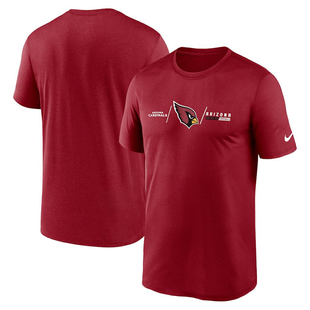 Arizona Cardinals Horizontal Lockup Legend Performance T-Shirt - Cardinal | Nike discount