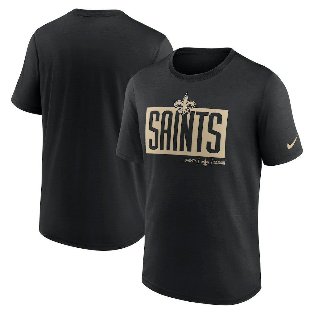 New Orleans Saints Exceed Performance T-Shirt - Black | Nike outlet