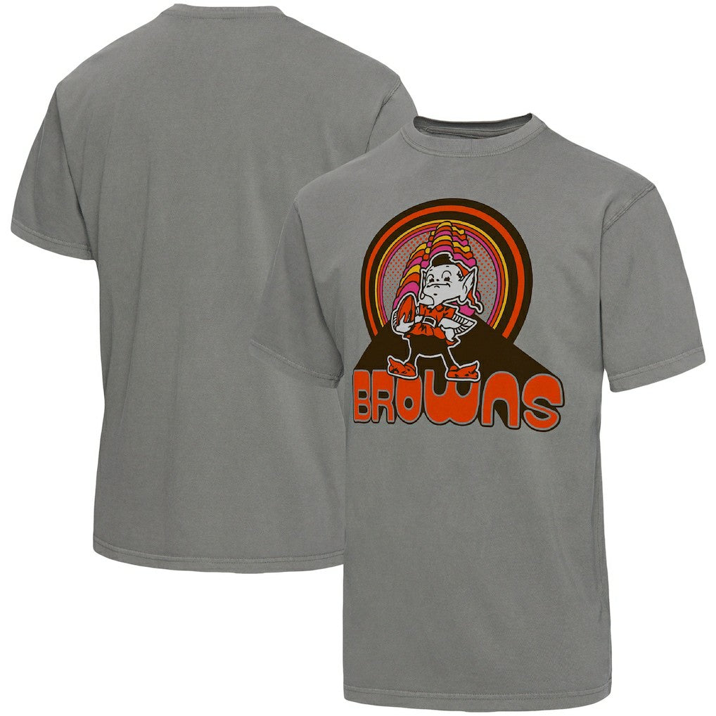 Cleveland Browns Junk Food Wonderland Infinity Vibe T-Shirt - Graphite on sale