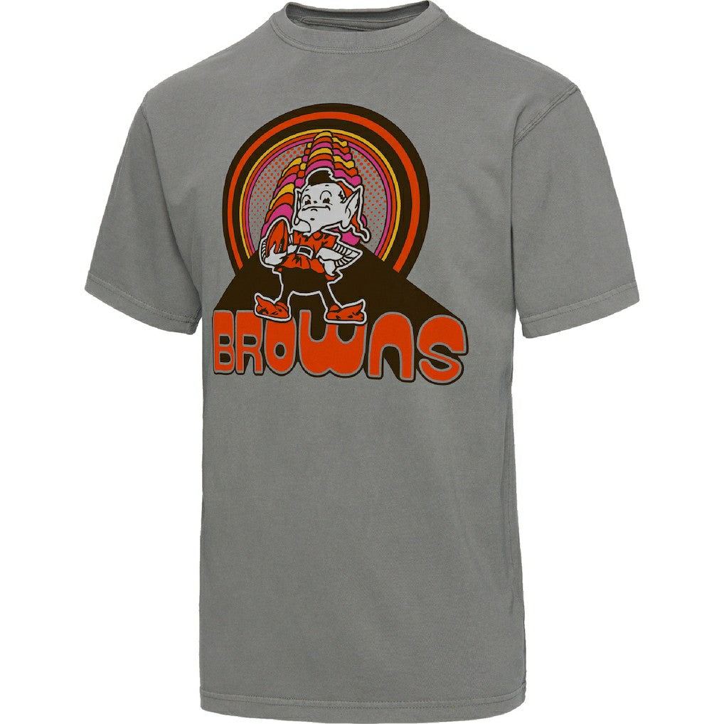 Cleveland Browns Junk Food Wonderland Infinity Vibe T-Shirt - Graphite on sale