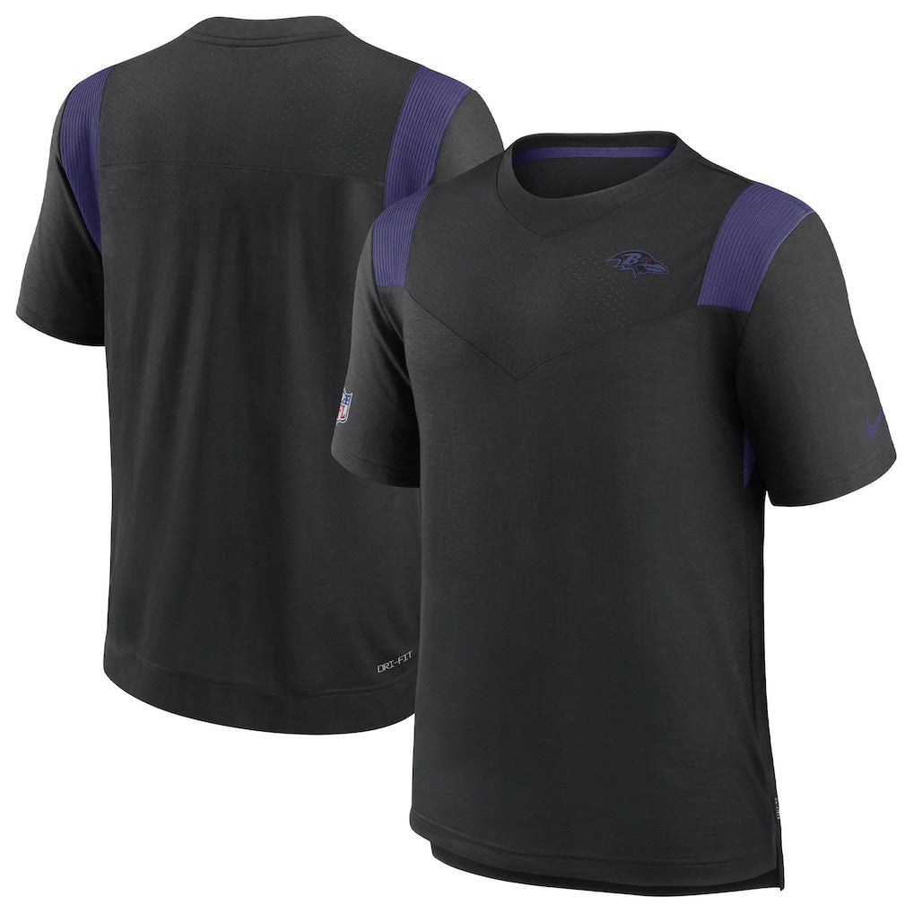 Baltimore Ravens Sideline Tonal Logo Performance Player T-Shirt - Black | Nike cheap