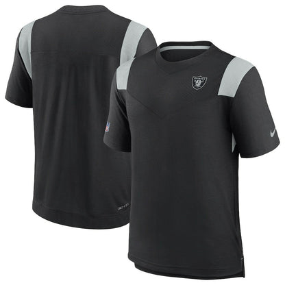 Las Vegas Raiders 2022 Sideline Tonal Logo Performance Player T-Shirt - Black | Nike on sale