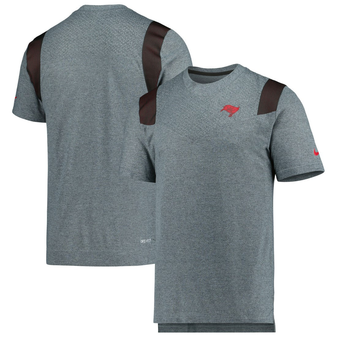 Tampa Bay Buccaneers Sideline Tonal Logo Performance Player T-Shirt - Pewter | Nike outlet