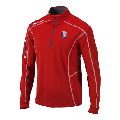 LA Clippers Shotgun Quarter-Zip Pullover Jacket - Red | Columbia shop