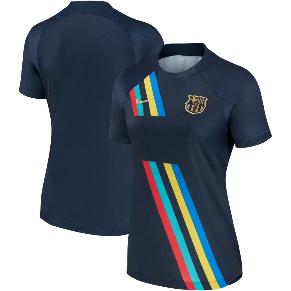 Barcelona Women's 2022/23 Pre-Match AWAY Performance Top - Navy | Nike outlet