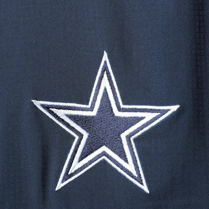 Dallas Cowboys Tamiami Omni-Shade Button-Down Short Sleeve Shirt - Navy cheap