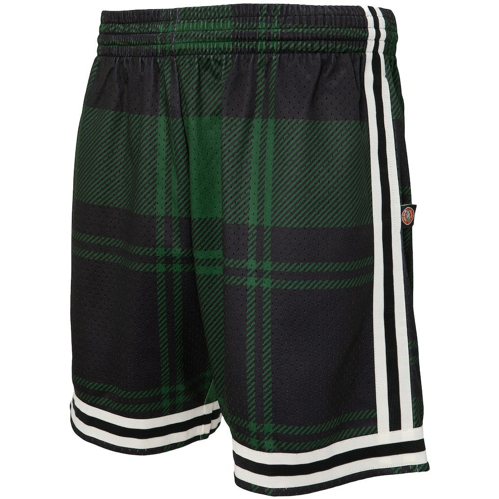 Boston Celtics x Uninterrupted Hardwood Classics Swingman Shorts - Kelly Green/Black | Mitchell & Ness sale