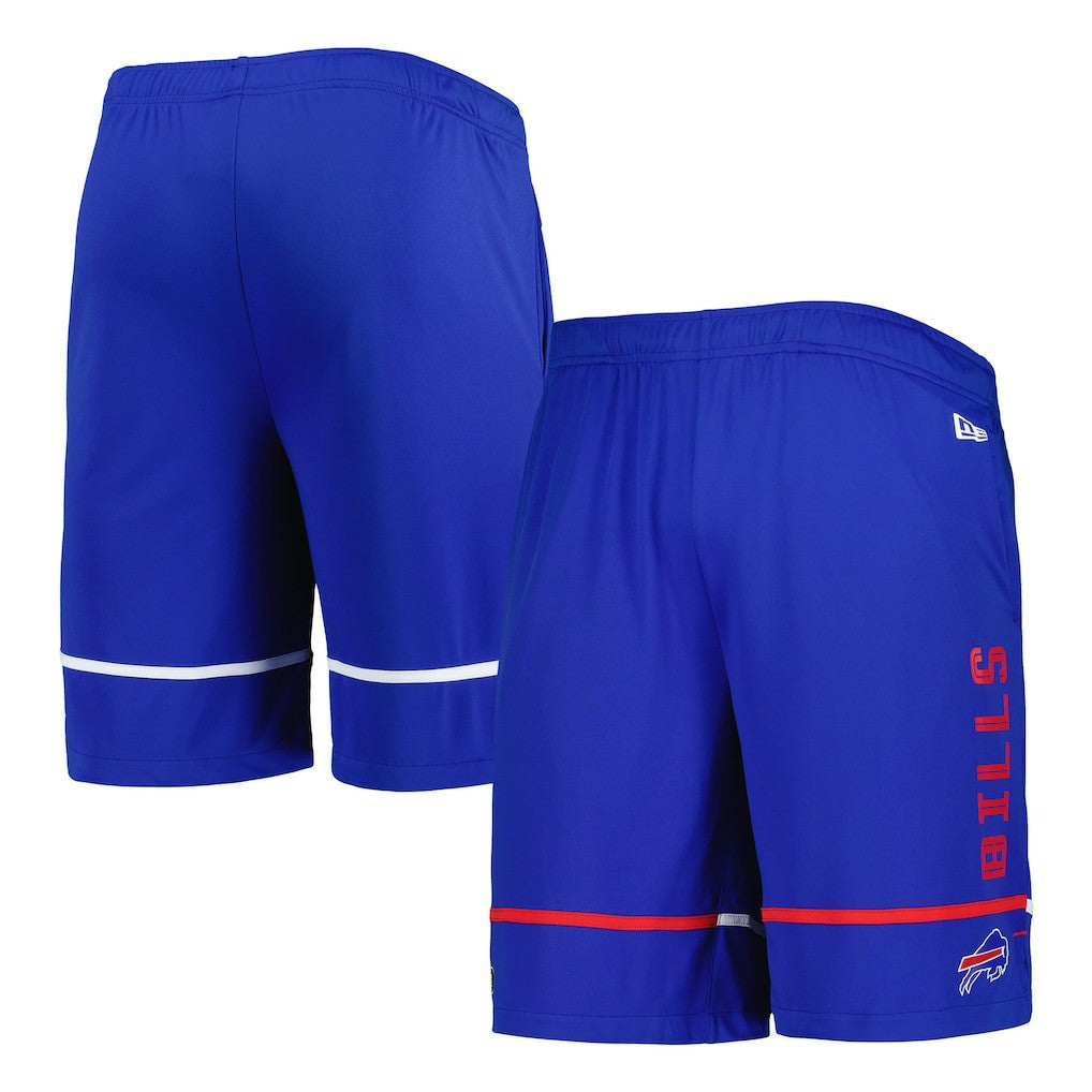 Buffalo Bills New Era Combine Authentic Rusher Training Shorts - Royal for sale