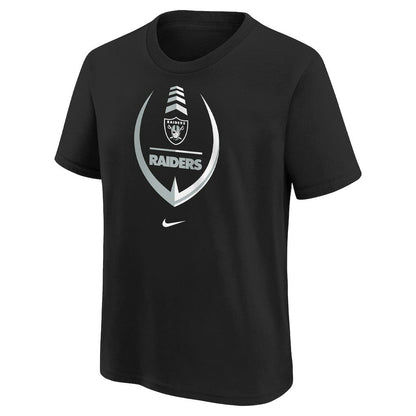 Las Vegas Raiders Girls Preschool Icon T-Shirt - Black | Nike cheap
