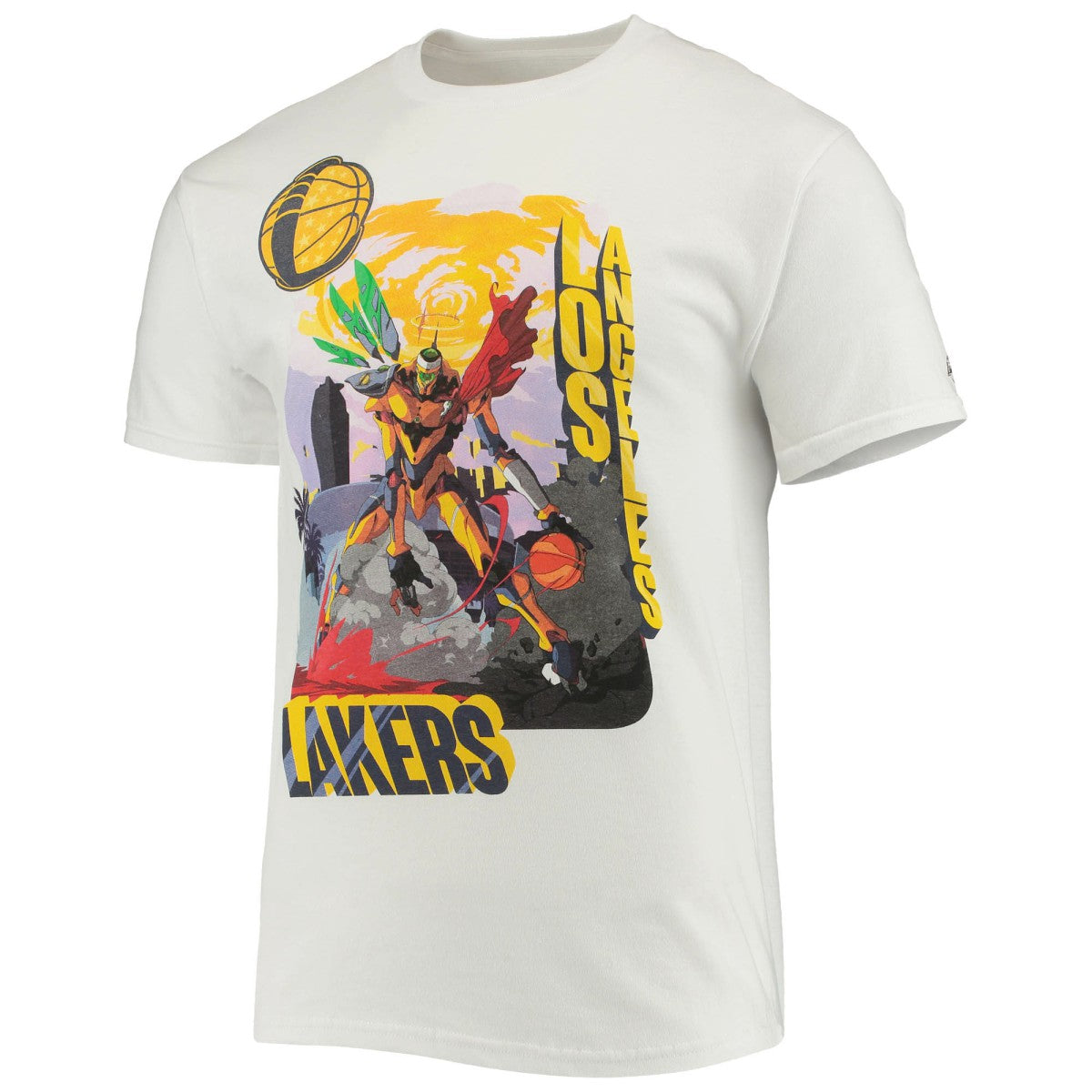 Los Angeles Lakers NBA x McFlyy Identify Artist Series T-Shirt - White shop