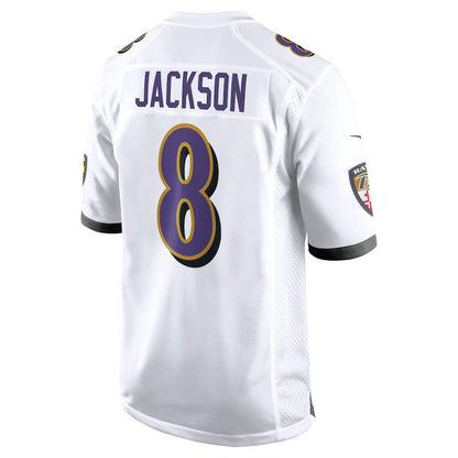 Lamar Jackson Baltimore Ravens Game Jersey - White | Nike cheap