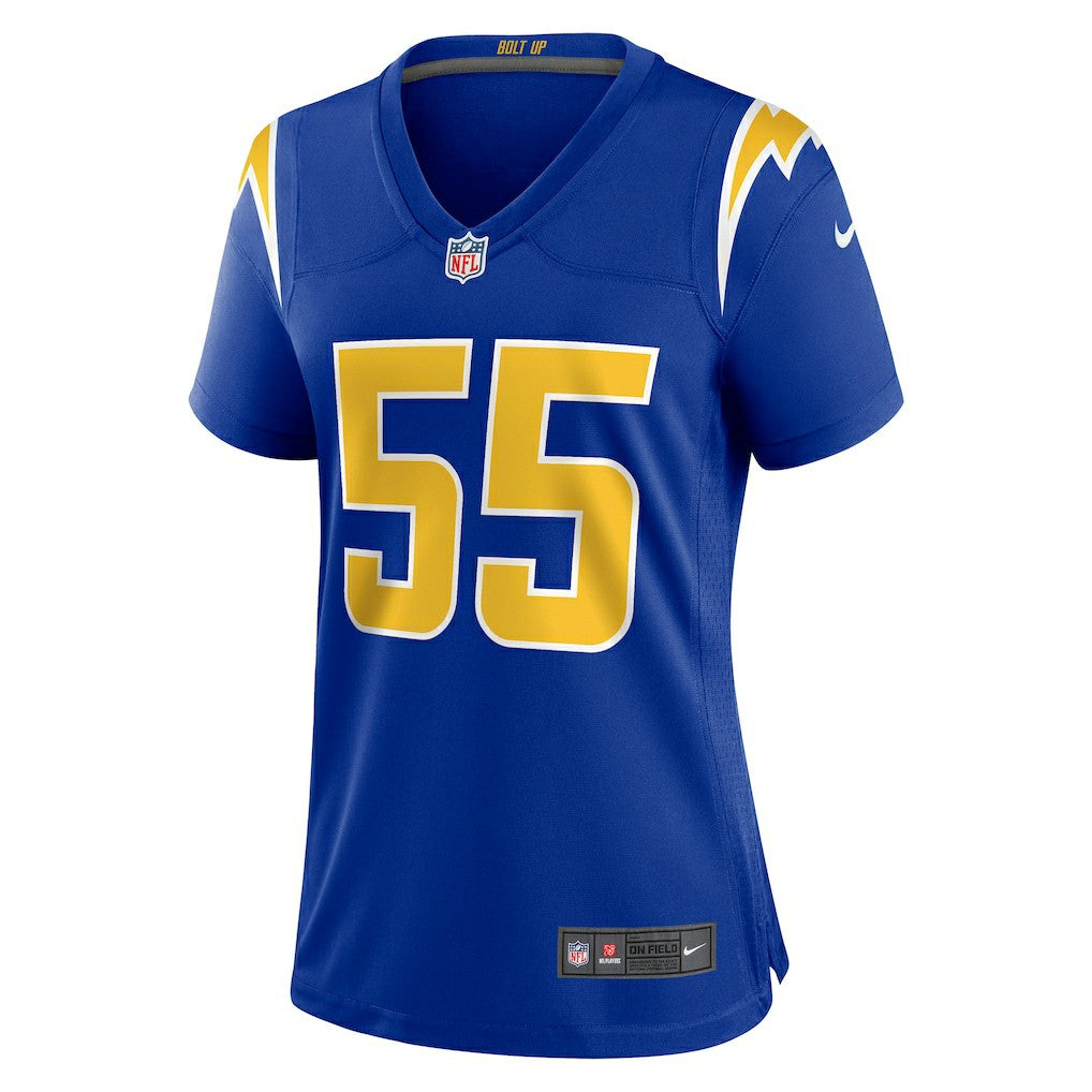 Junior Seau Los Angeles Chargers Women's Retired Game Jersey - Royal | Nike online