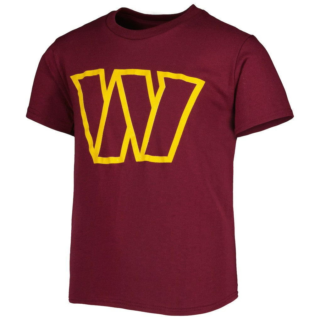 Washington Commanders Youth Team Logo T-Shirt - Burgundy outlet