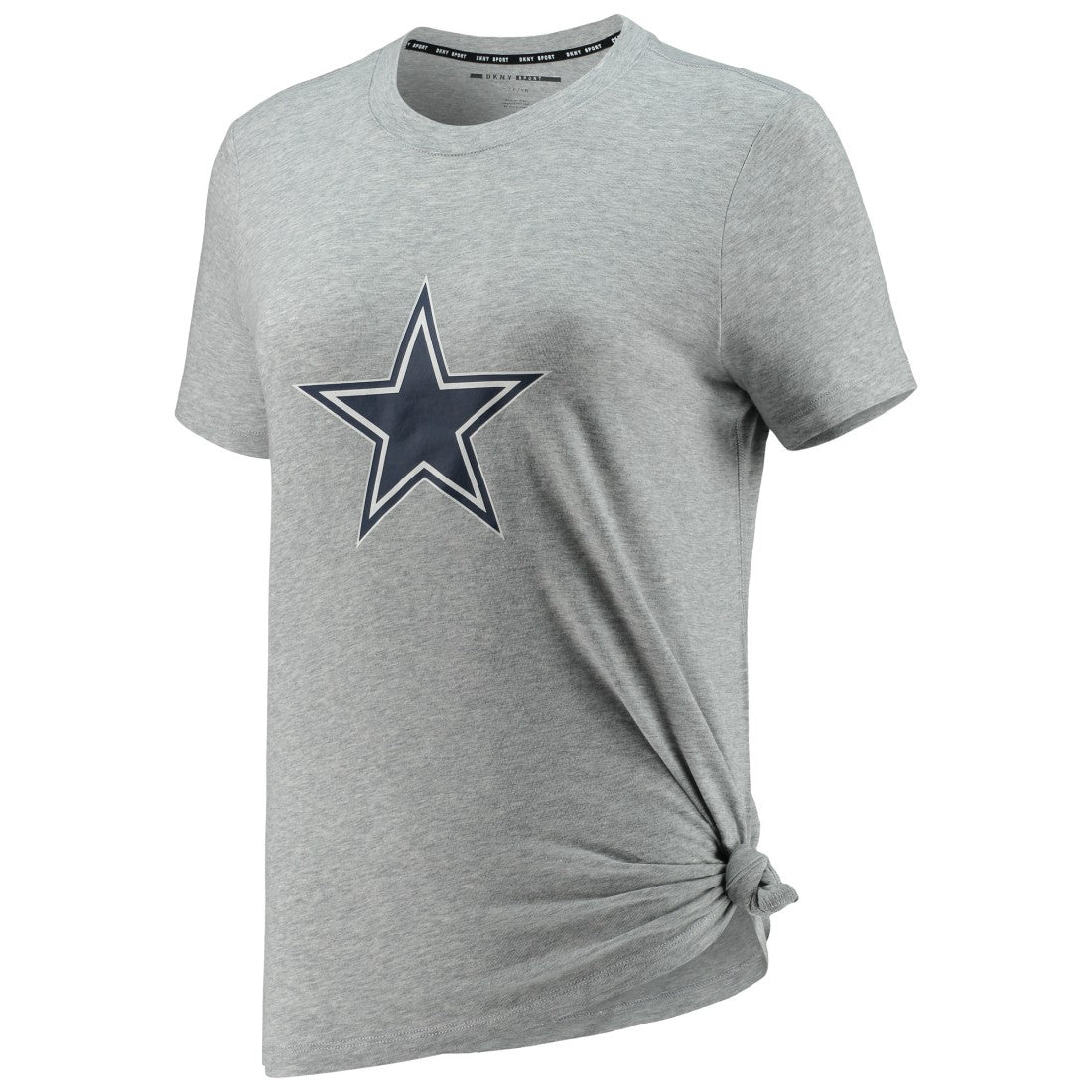 Dallas Cowboys DKNY Sport Women's Ava Tri-Blend T-Shirt - Heathered Gray cheap