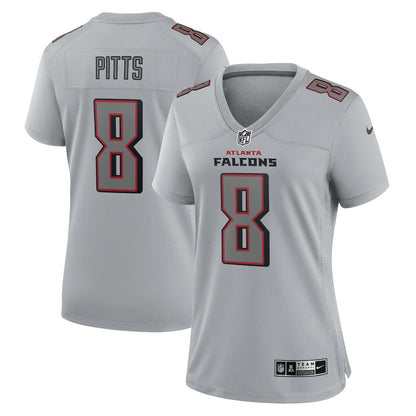 Kyle Pitts Atlanta Falcons Women's Atmosphere Fashion Game Jersey - Gray | Nike on sale