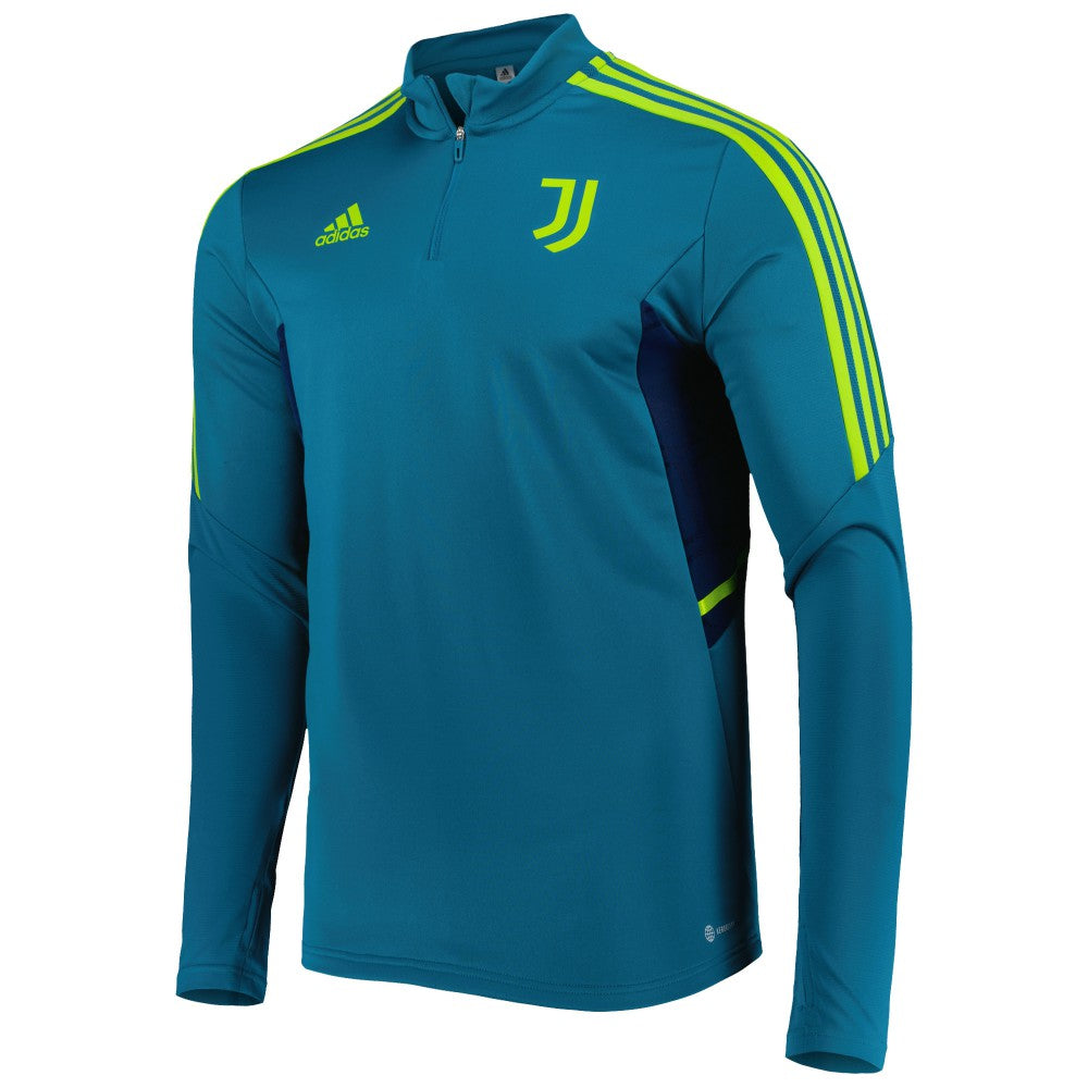Juventus Team Training AEROREADY Quarter-Zip Top - Teal | Adidas on sale