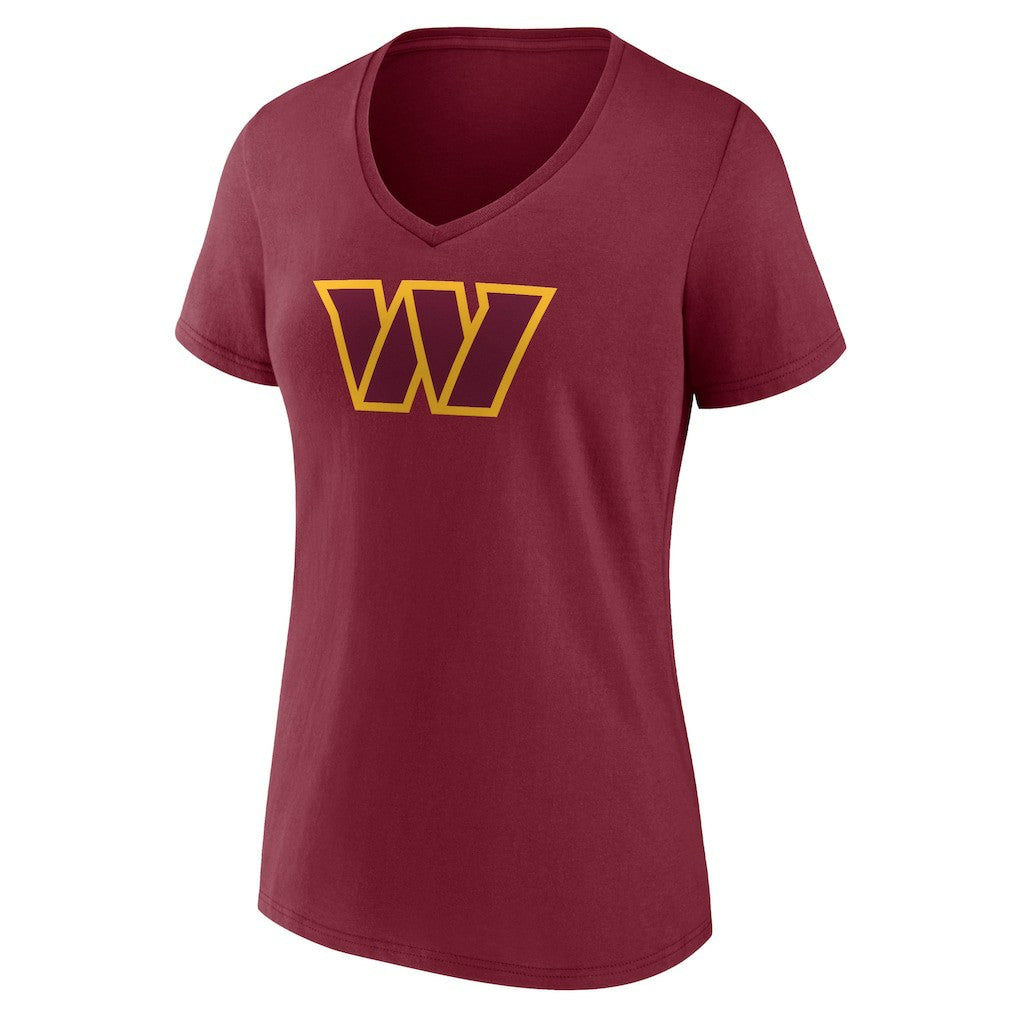 Terry McLaurin Washington Commanders Women's Player Icon Name & Number V-Neck T-Shirt - Burgundy sale