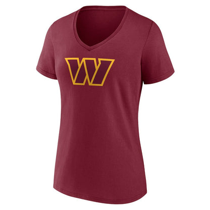 Terry McLaurin Washington Commanders Women's Player Icon Name & Number V-Neck T-Shirt - Burgundy sale