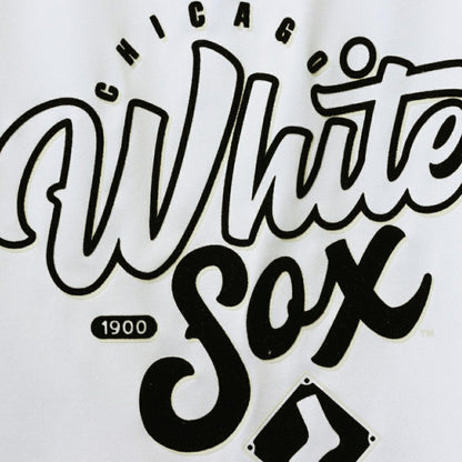 Chicago White Sox The Wild Collective Women's Open Back Twist-Tie Tank Top - White