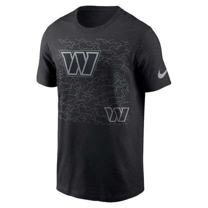 Washington Commanders RFLCTV T-Shirt - Black | Nike on sale
