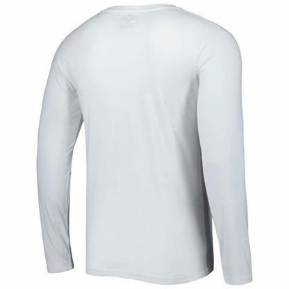 Atlanta Braves Pressbox Long Sleeve T-Shirt - White