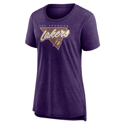 Los Angeles Lakers Women's True Classics Tri-Blend T-Shirt - Heathered Purple | Fanatics online