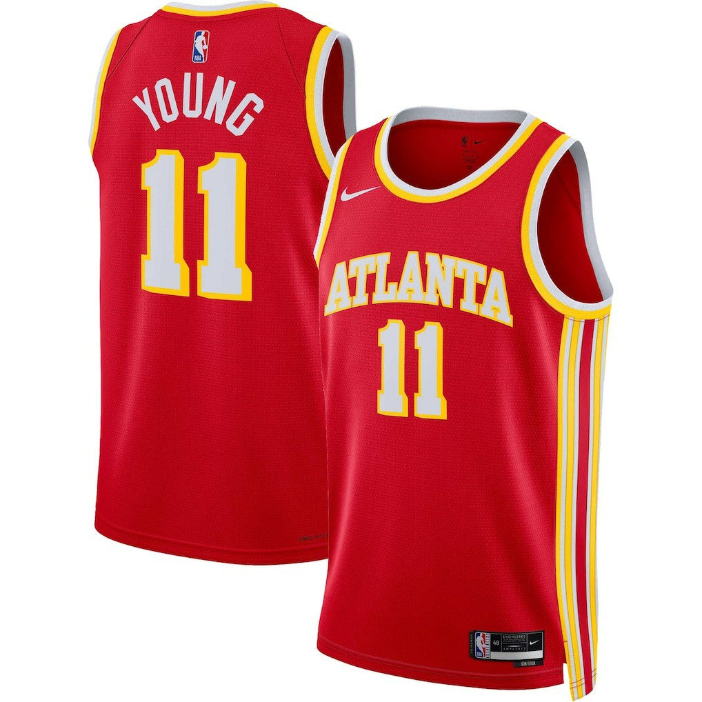 Trae Young Atlanta Hawks Unisex Swingman Jersey - Icon Edition - Red | Nike outlet