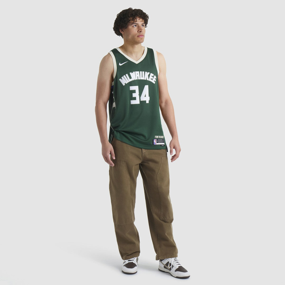 Giannis Antetokounmpo Milwaukee Bucks Unisex Swingman Jersey - Icon Edition - Hunter Green | Nike online