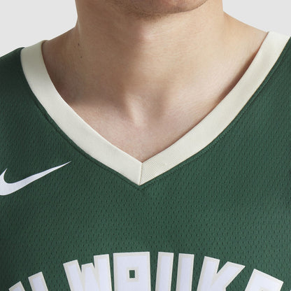 Giannis Antetokounmpo Milwaukee Bucks Unisex Swingman Jersey - Icon Edition - Hunter Green | Nike online