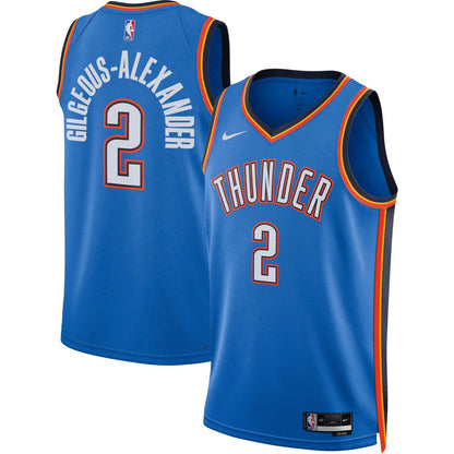 Shai Gilgeous-Alexander Oklahoma City Thunder Unisex Swingman Jersey - Icon Edition - Blue | Nike shop