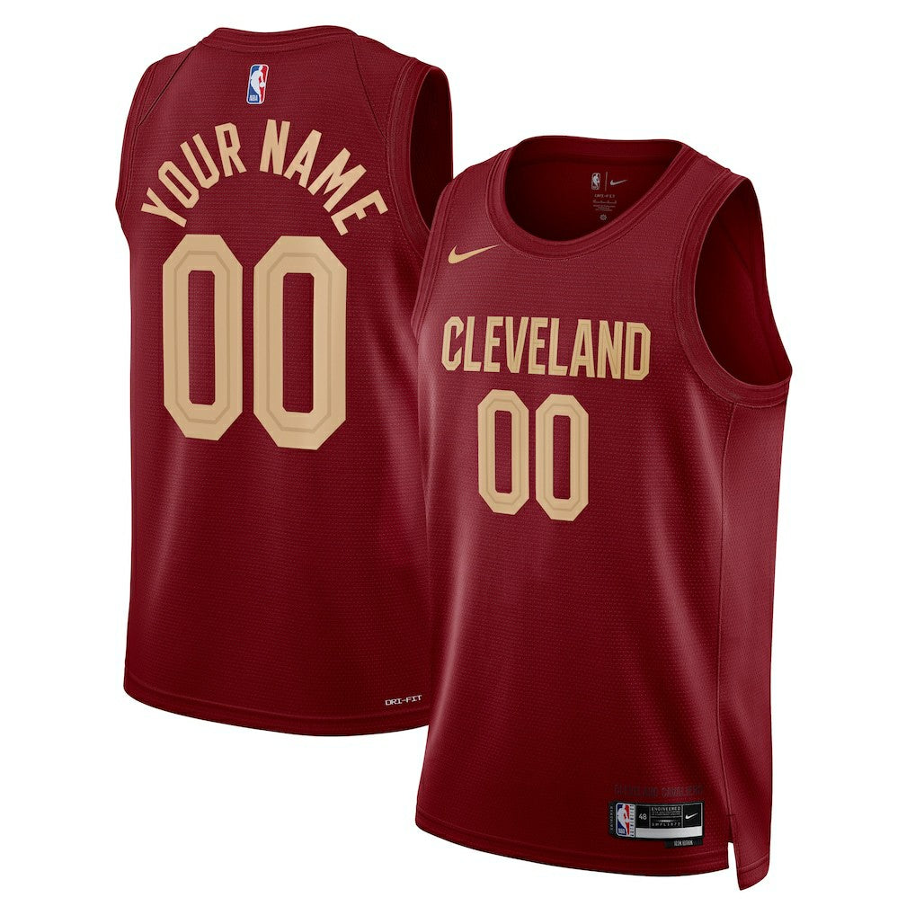 Cleveland Cavaliers Unisex Swingman Custom Jersey Burgundy sale - Icon Edition | Nike discount