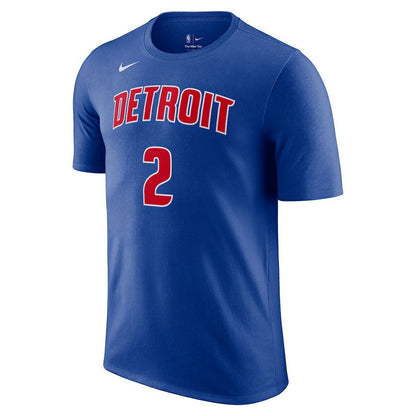 Cade Cunningham Detroit Pistons Icon 2022/23 Name & Number T-Shirt sale - Blue | Nike discount