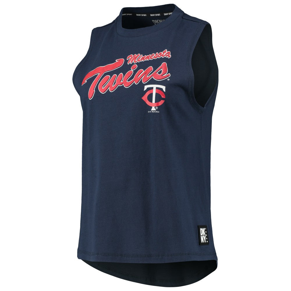Minnesota Twins DKNY Sport Women's Marcie Tank Top - Navy