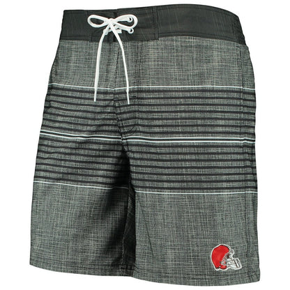 Cleveland Browns G-III Sports by Carl Banks Horizon Swim Shorts - Black for sale