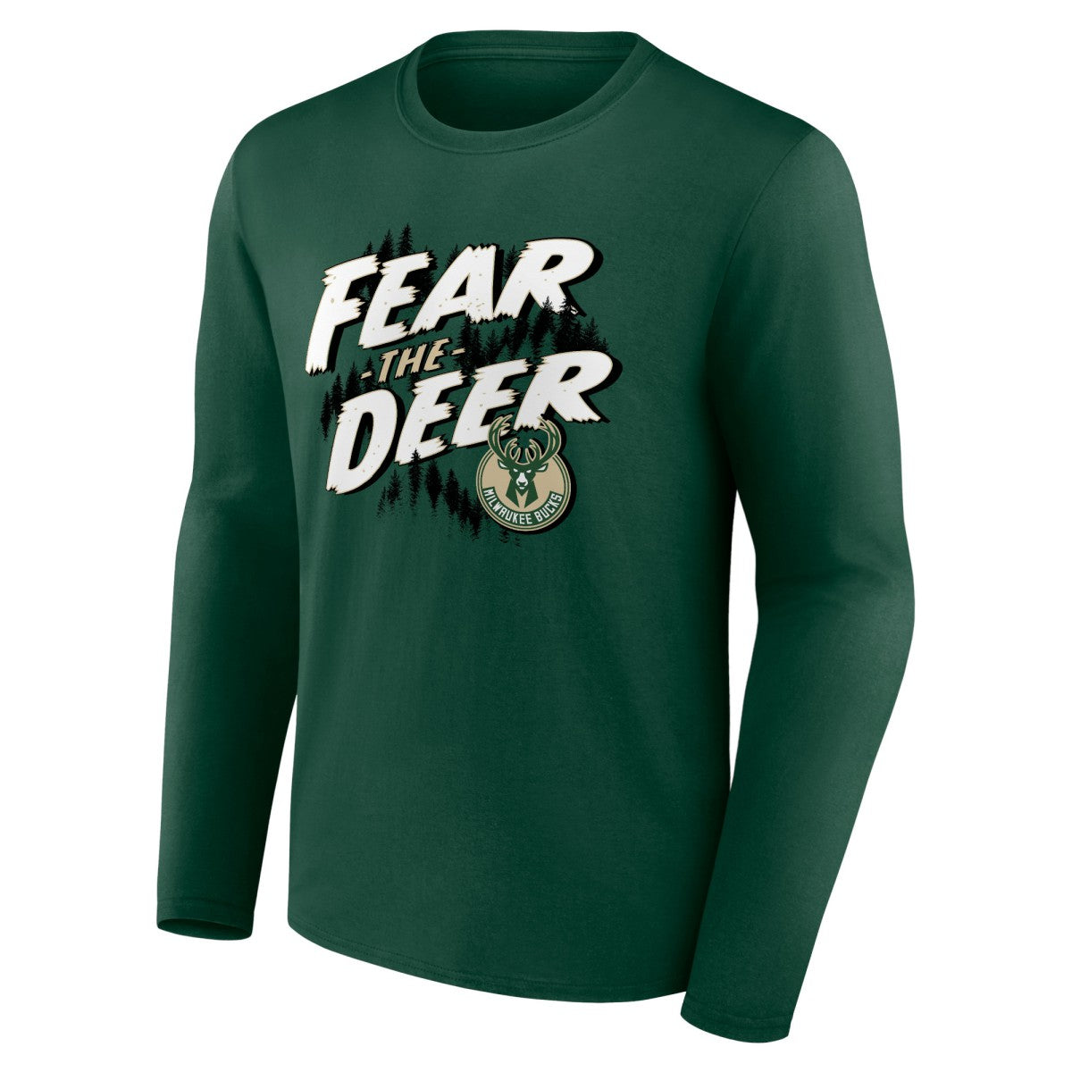 Milwaukee Bucks Tip-Off Long Sleeve T-Shirt - Hunter Green on sale