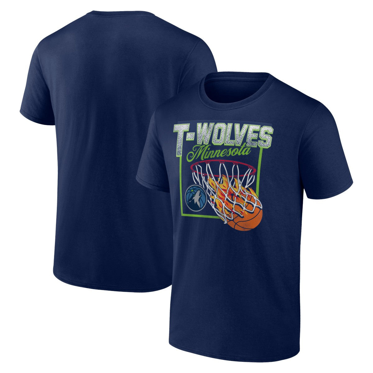 Minnesota Timberwolves Alley Oop T-Shirt - Navy for sale