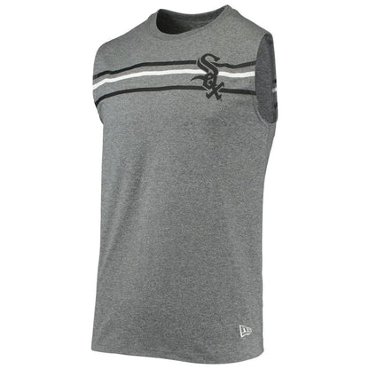 Chicago White Sox Muscle Tank Top - Heathered Gray | New Era