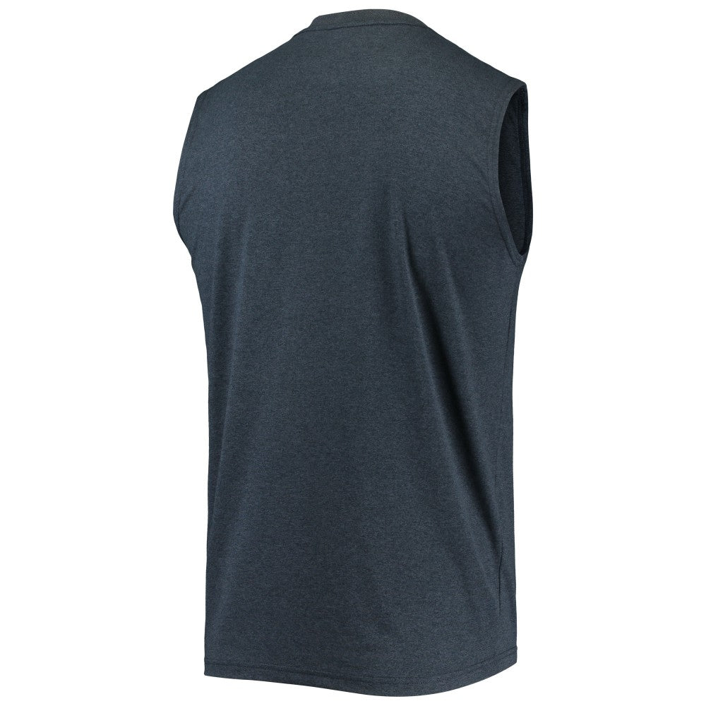 Milwaukee Brewers Muscle Tank Top - Heathered Navy | New Era