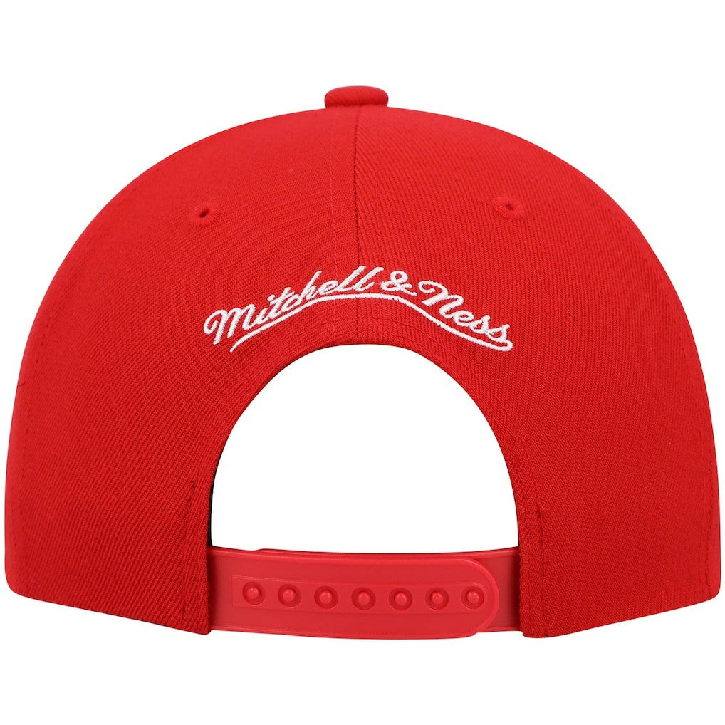 Chicago Bulls Ground 2.0 Snapback Hat - Red | Mitchell & Ness cheap