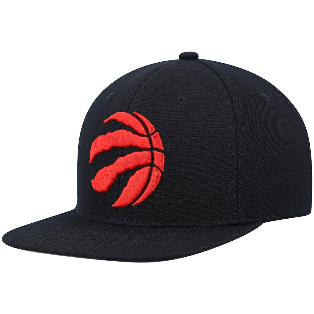 Toronto Raptors Ground 2.0 Snapback Hat - Black | Mitchell & Ness cheap