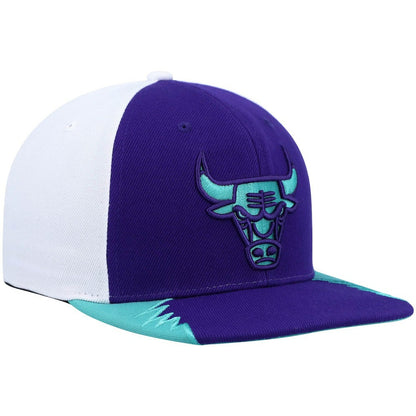Chicago Bulls Day 5 Snapback Hat - Purple | Mitchell & Ness outlet