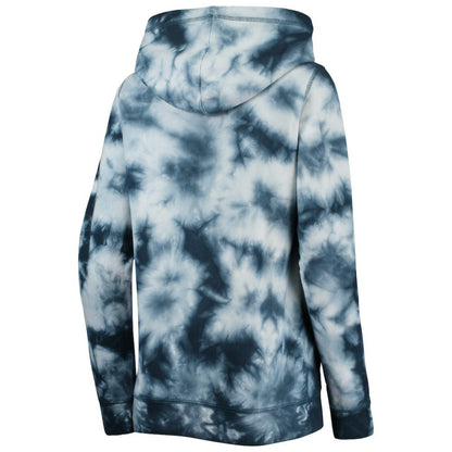 Washington Nationals Women's Tie-Dye Full-Zip Hoodie - Navy | New Era