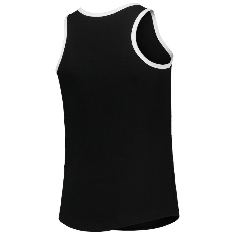 Chicago White Sox Girls Youth Henley Tank Top - Black | New Era