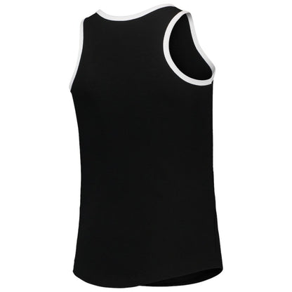Chicago White Sox Girls Youth Henley Tank Top - Black | New Era