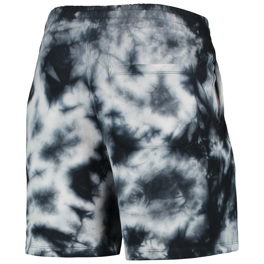 Chicago Bulls Fleece Tie-Dye Shorts - Black | New Era for sale