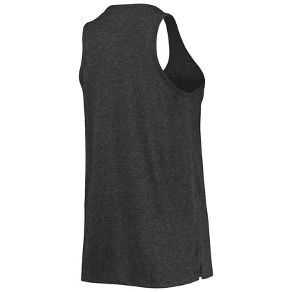 Brooklyn Nets Women's Scoop-Neck Racerback Tank Top - Heathered Black | New Era sale